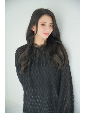 リトル クルク 銀座2号店(little×kuruku) 韓国風黒髪ゆるウェーブ