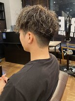 アイリーヘアデザイン(IRIE HAIR DESIGN) 【IRIE HAIR赤坂】ソフトツーブロック×ハイライト×スパイラル