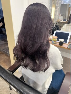 アイコン 博多(ICON.) 博多　韓国ヘア　ヨシンモリ　パープルカラー