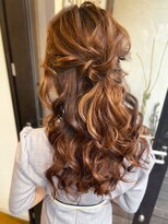 ティダスマイル(tida smile)&nbsp;ドレスヘア_ヘアアレンジお客様スタイル