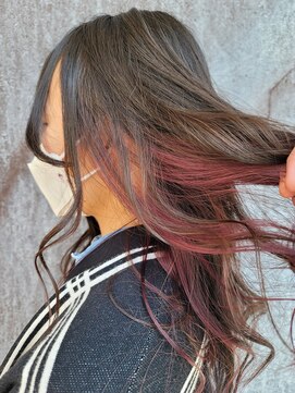 ビグディーサロン(BIGOUDI salon mukonosou) インナーカラー☆バイオレット