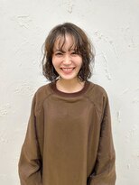 アム(amu)&nbsp;【パーマヘア】くるくるパーマ×Bob hair