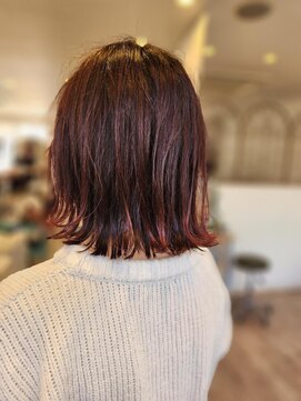 イト リトルヘアガーデン(ito. little hair garden) 切りっぱなし×ハイライトカラー