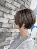 イメチェン/似合わせカット/フルバング/レッドブラウン/柏