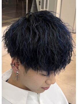 メンズフィール 東梅田店(MENS FEEL) 【標準】ツイストスパイラル×ブルーメッシュ MENSFEEL東梅田店