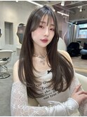 顔周り レイヤーカット ふわふわレイヤー haruhi