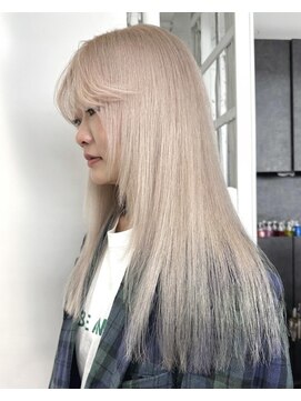 レコ 渋谷(LECO) ホワイトベージュハイトーンカラー