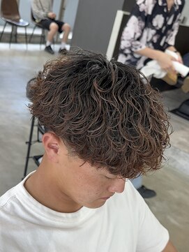 エデアンホンテン メンズサロン(EDEAN 本店 （旧：EDEAN 上通）) 熊本メンズサロン 波巻きパーマMEN'SHAIR波巻きスパイラルパーマ