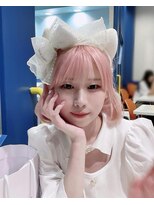 セレーネ ヘアー(Selene hair)&nbsp;ホワイトピンク☆ブリーチ/ハイトーン/デザインカラー