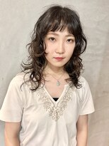 イデア(idea) 【ウルフカット×カーリーヘアー】ヘアスナップ・山下