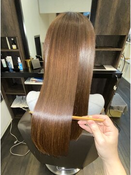 アールサロンプラスキャスパ 自由が丘(Rrsalon+CASPA) 《髪質改善》R.HASエクソソーム水素トリートメント+カラー