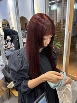 イオエ 梅田(ioe)&nbsp;外ハネボブ /ミディアムストレート /ニュアンスカラー/髪質改善