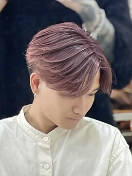 レボルトヘアー(R EVOLUT hair) 刈り上げセンターパートピンクバレイヤージュシャドウルーツ柏駅