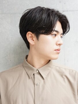 マイロ(mailo) メンズセンターパート×ニュアンスパーマ×韓国マッシュ
