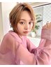 【２回目以降の予約の方】MILIA小顔デザインカット+Wカラー（ケアブリーチ）
