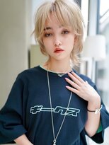 ギークス(GEEKS)&nbsp;【GEEKS渋谷】初ブリーチ/ホワイトベージュ/ネオウルフ/レイヤー