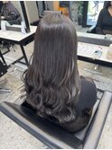 シアーシルバーグレーハイライトバレイヤージュケアブリーチ