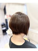 髪質改善縮毛矯正/乾かすだけでまとまる艶ショート