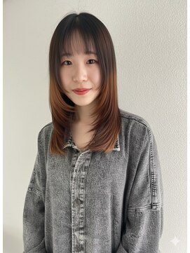 ゴットフロー(GOTTO FLOW) 韓国風 （顔周りレイヤー）ミディ