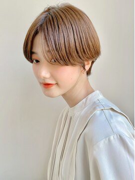 ♪前下がりショートボブハンサムショートカット上手い錦糸町ケア