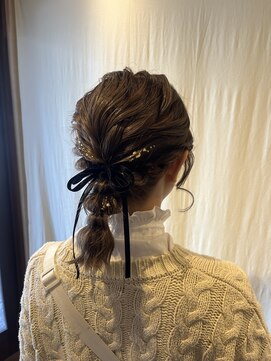 ココカラヘアー ニコ(cococara hair nico) お呼ばれヘア/編みおろし/ヘアセット/結婚式ヘア