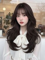 フォルテ 掛川店&nbsp;顔周りカット×韓国巻きで大人っぽ綺麗めヘア