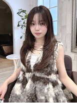 リコバイアフロート(riko by afloat)&nbsp;レイヤーカット/顔まわりカット/オリーブベージュ