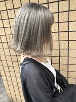 salon de MiLK 札幌大通店【サロン ド ミルク】 ケアブリーチで作るシルバーグレー
