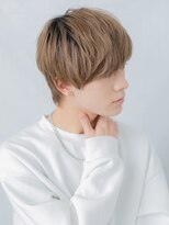 モッズヘア メン 上尾東口店(mod's hair men)&nbsp;ハイトーンカラー学生カジュアル刈り上げないマッシュf上尾