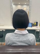 バディヘアーサロン(BUDDY HAIR SALON)&nbsp;ヨシンモリ束感顔周りくびれショート小顔カットボウブ12トーン