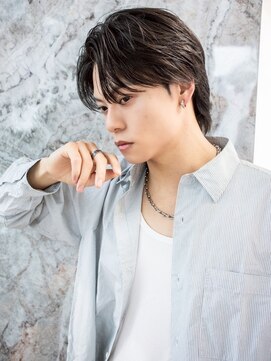 ロエメンズ(LOE men’s) リバースセンターパート/ニュアンスパーマ[大宮]