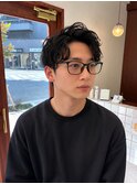 立川 メンズ シャドウパーマ