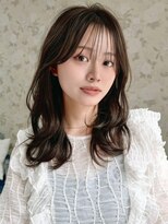 アグ ヘアー ルパノ いわき店(Agu hair rpano)&nbsp;《Agu hair》【20代×韓国風】くびれカット ミディアム モカ