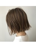 切りっぱなしボブ