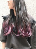裾カラー×紫