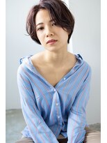 アコロン(acoron)&nbsp;小顔_夏耳かけ_毛先パーマ_イメチェン_フォギーベージュ