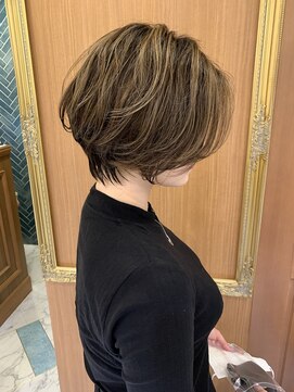 ロンド パルティール 大宮(Lond partir) 【石田勇士郎】アッシュブラウン毛先パーマネオウルフショート