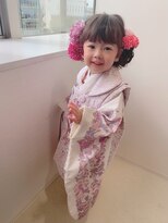 グランルッソ 岡山駅前(GRAN LUSSO)&nbsp;七五三お参り被布着付け＆ヘアアレンジ