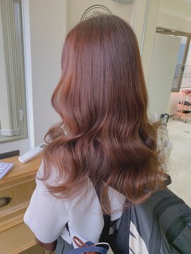 グロウ 秋葉原(grow) ピンクベージュ×波巻き_gaa31729