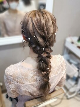 ヘアセットサロン ミント(Hair set salon MINT) 編みおろし