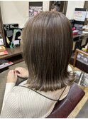 ブルーアッシュ系ハイライトカラー