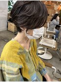 大人ショート くびれベージュカラー ¥15400