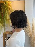 ナチュラルカールボブ