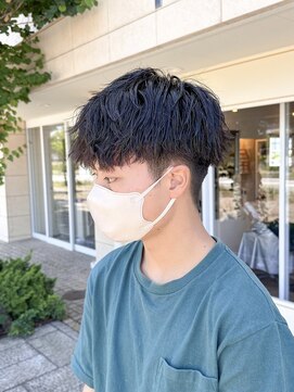 グート ヘアーメイク(gut HAIR MAKE) メンズ ルーズツイストスパイラルパーマ 緩めパーマ