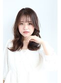 【自由が丘】シースルー前髪×インナーグレージュ