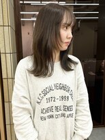 パークレーン アイス イヴェン(park lane ICI yeven)&nbsp;ブリーチなし　赤味消し　オリーブベージュ　レイヤー/momoka