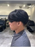 【soy-kufu】MEN'S HAIRアッシュブラックカルマパーマ