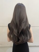 キャンバス バイ ネオリーブ 横浜西口(Canvas by neo.)&nbsp;グレージュ色気レイヤーロング髪質改善レイヤーカット【横浜】