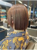 【木村】軽さを出した切りっぱなしボブ