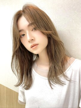 サンド ミュウ 横浜店(sand mieu) ボブディオリーブベージュ髪質改善縮毛矯正フェイスレイヤー